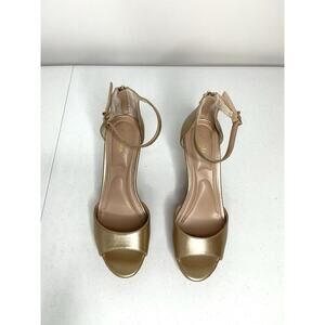 Charles by Charles David Lois Wedge Sandal Sz 10 Gold
